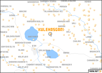 map of Kūleh ‘Asgarī