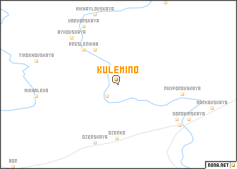 map of Kulëmino