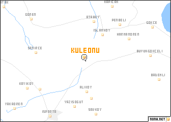 map of Kuleönü