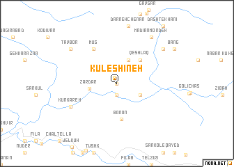 map of Kūl-e Shīneh