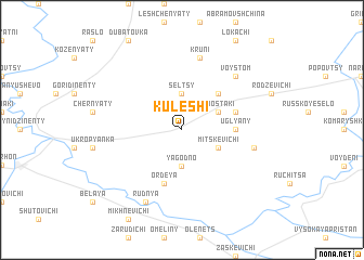 map of Kuleshi