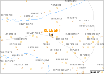 map of Kuleshi