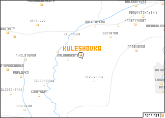 map of Kuleshovka