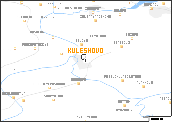 map of Kuleshovo