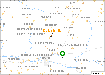 map of Kul-e Sīnu
