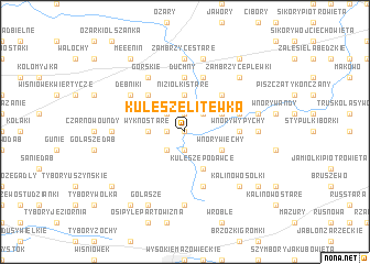 map of Kulesze Litewka
