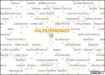 map of Kulesze Podawce