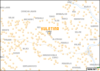 map of Kuletina