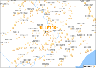 map of Kuletok
