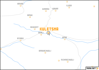 map of Kuletsma