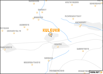map of Kulëvka