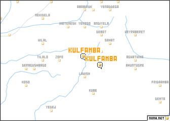 map of Kʼulf Āmba