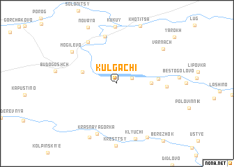 map of Kulgachi