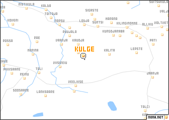 map of Külge