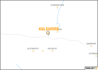 map of Kulgunino