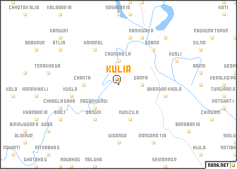 map of Kulia