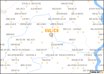 map of Kulice