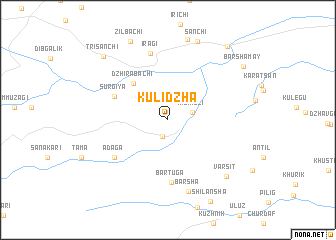 map of Kulidzha