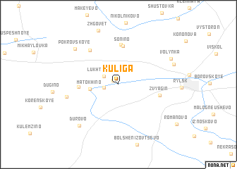 map of Kuliga