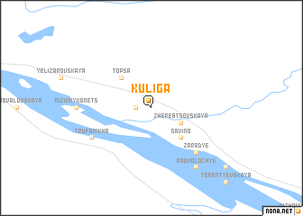 map of Kuliga