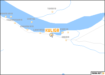 map of Kuliga