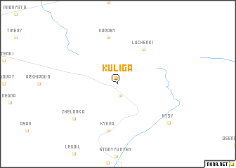 map of Kuliga