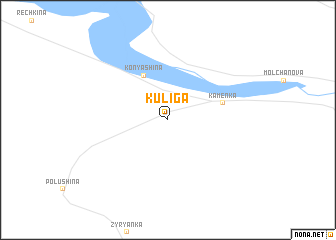 map of Kuliga