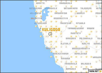 map of Kuligoda