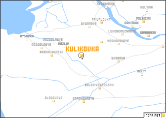 map of (( Kulikovka ))