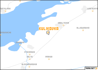 map of Kulikovka