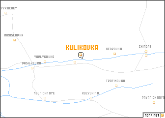 map of Kulikovka