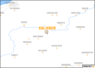 map of Kulikovo