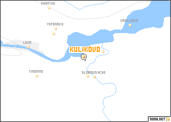 map of Kulikovo