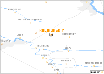 map of Kulikovskiy