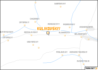 map of Kulikovskiy