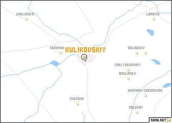 map of Kulikovskiy