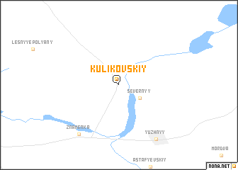 map of Kulikovskiy