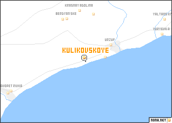 map of Kulikovskoye