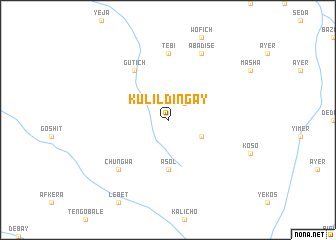 map of Kʼulil Dingay