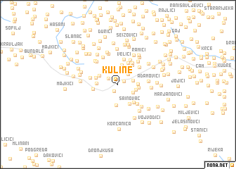 map of Kuline