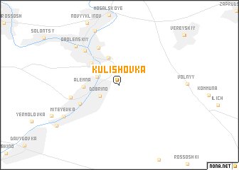 map of Kulishovka