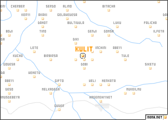 map of Kʼulīt