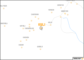 map of Kuli