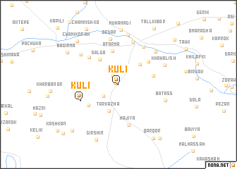 map of Kūlī