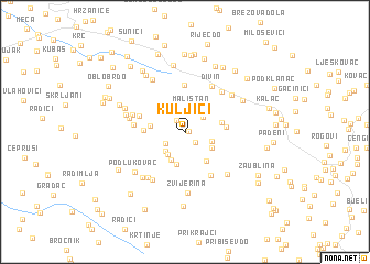 map of Kuljići