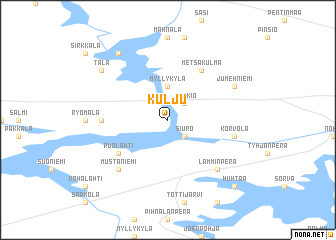 map of Kulju