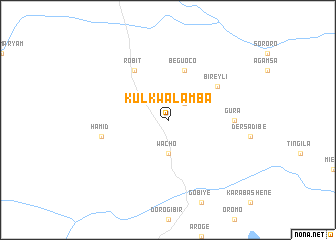 map of Kʼulkʼwal Āmba