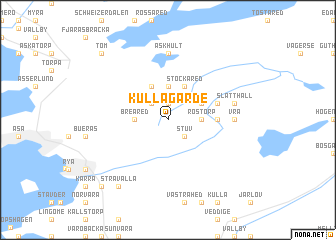 map of Kullagärde