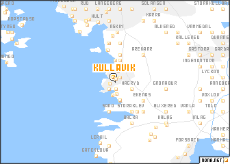 Kullavik (Sweden) map - nona.net