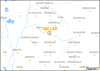 map of Kullér